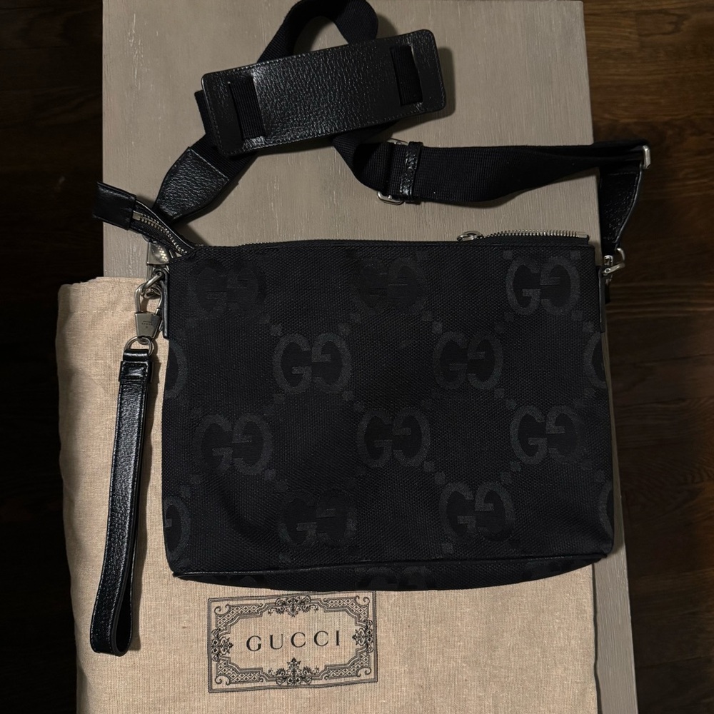 Gucci Black Messenger Bag